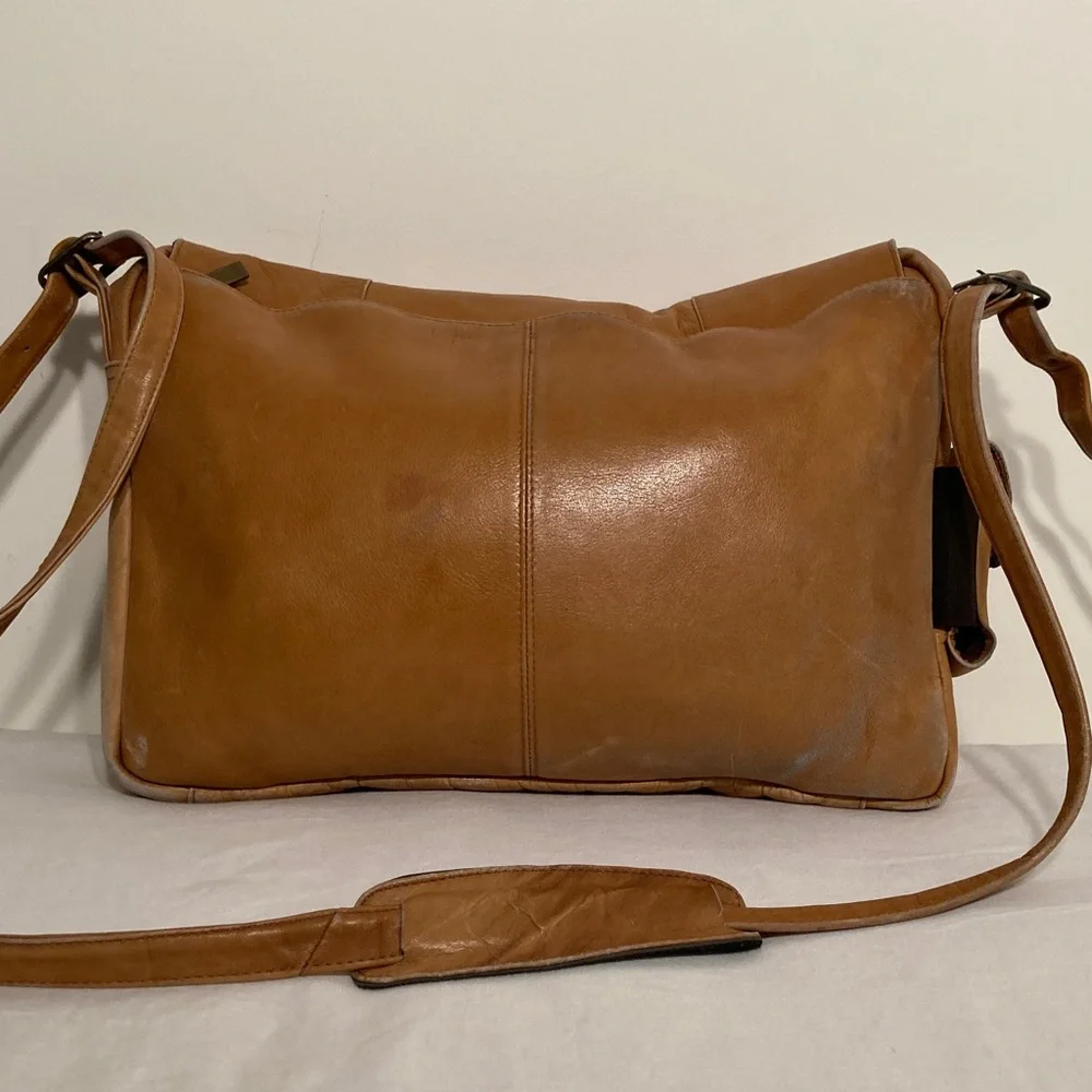 Red Sox Leather Messenger Bag vintage